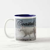 Weiße Schäferhunde Zweifarbige Tasse (Links)