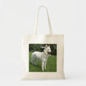 Weiße Schafhirte Tragetasche (Vorne)