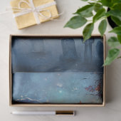 Weiße Schale in Hexenhut mit Vollmond Seidenpapier (Geschenk)