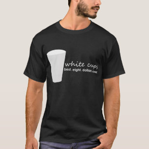 Weiße Schalen T-Shirt
