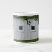 Weiße Scheune Jumbo-Tasse (Vorderseite)