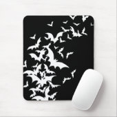 Weiße Schläger auf Schwarzem Mousepad (Mit Mouse)