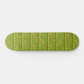 Weiße Schlange Lover Reptile Eyes Hautmuster Skateboard (Horizontal)