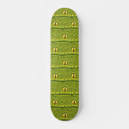 Weiße Schlange Lover Reptile Eyes Hautmuster Skateboard