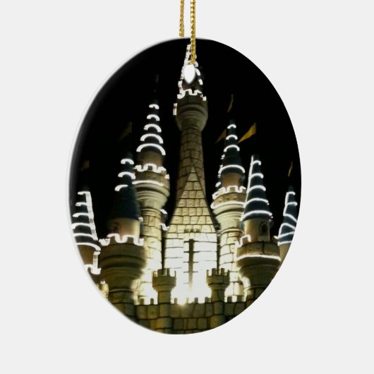 Weiße Schloss Verzierung Keramik Ornament (Rechts)