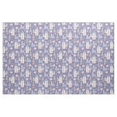 Weiße Schlosskerzenmuster Stoff (Yard (91,4 cm))