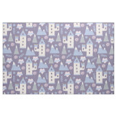 Weiße Schlosskerzenmuster Stoff (Fat Quarter (45,7 x 55,9 cm))