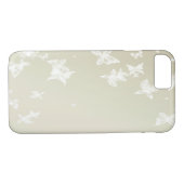 Weiße Schmetterlinge Case-Mate iPhone Hülle (Rückseite (Horizontal))