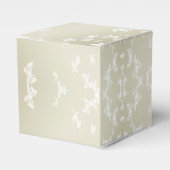 Weiße Schmetterlinge Geschenkschachtel (Vorderseite)