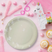 Weiße Schmetterlinge Pappteller (Party)