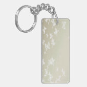 Weiße Schmetterlinge Schlüsselanhänger (Vorderseite links)