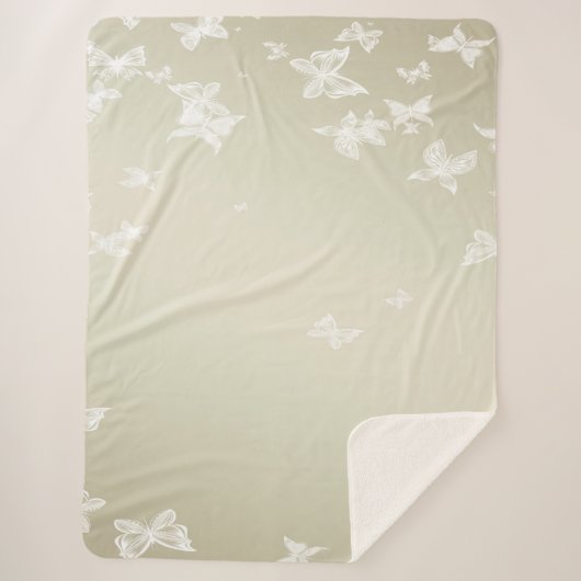 Weiße Schmetterlinge Sherpadecke (Vorderseite)