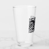 weiße Schnecken Glas (Rechts)