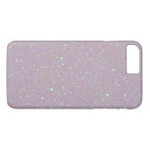 Weiße Schnee-Perlen-opalisierender Glitzer Case-Mate iPhone Hülle (Rückseite (Horizontal))