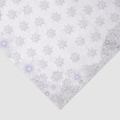 weiße Schneeflocke Seidenpapier (Ausschnitt)