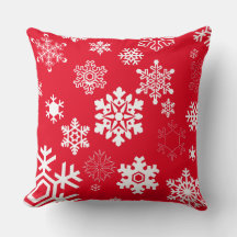 Weiße Schneeflocken - Anpassbare Hintergrundfarbe