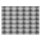 Weiße Schneeflocken auf grauem, christlichem Tisch Tischdecke (Vorderseite (Horizontal))