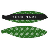 Weiße Schneeflocken, Grün, Ihr Name, Persönlich ge Basketball (Panele)