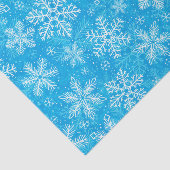 Weiße Schneeflocken Seidenpapier (Ausschnitt)