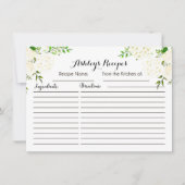 Weiße, schöne Blumenrezepte (Vorderseite)