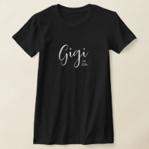 Weiße Schrift Gigi Established