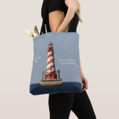 Weiße Schuhtüte auf der ganzen Tasche (Von Nahem)