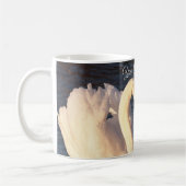 Weiße Schwan Kaffee Tasse (Links)