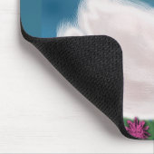 Weiße-Schwan-Mauspad mit Gemälde Mousepad (Ecke)