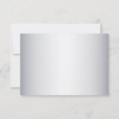 Weiße Schwäne Hochzeiten speichern das Datum Save The Date (Rückseite)