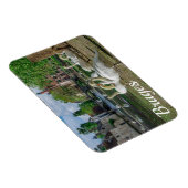 Weiße Schwäne in Brügge Magnet (Rechte Seite)