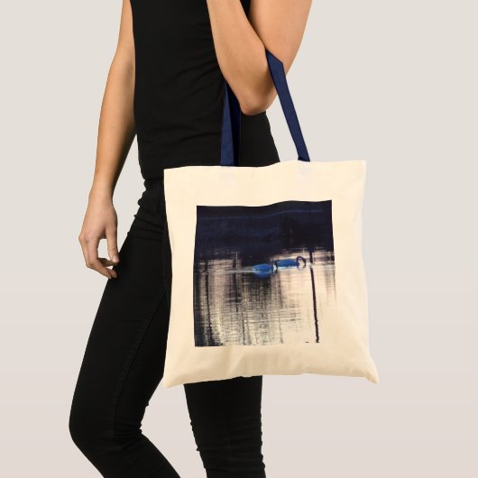 Weiße Schwäne in der Tote Tasche (Vorderseite (Produkt))