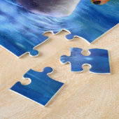 Weiße Schwanenfarbe Puzzle (Seite)