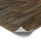 Weiße Schwanenmalerei Poster (Ecke)