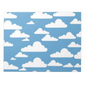 WEISSE SCHWANKUNGEN NOTIZBLOCK (Vorderseite)