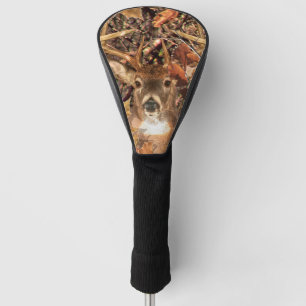 Weiße Schwanz Hirsch Herbst Energie auf einem Golf Headcover
