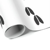 Weiße Schwanz-Rotwild-Bahnen Geschenkpapier (Rolleneckpunkt)