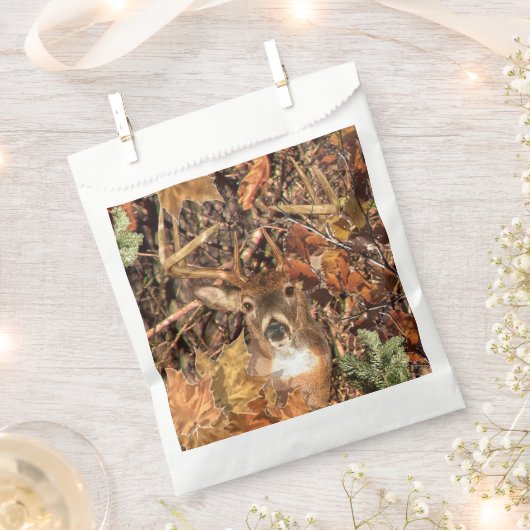 Weiße Schwanz-Rotwild-Kopf-Fall-Energie Spirited Geschenktütchen (Ausgeschnitten)