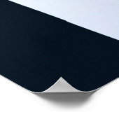 Weiße, schwarze und graue Abbildung Poster (Ecke)