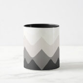 Weiße, schwarze und graue Tasse (Zentrum)