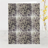 Weiße, schwarze Yaei-Muster verändern Ihr Leben Karte (Gelbe Blume)