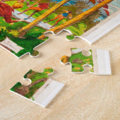 Weiße Science Fiction 1 Puzzle (Seite)