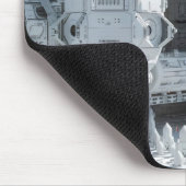 Weiße SciFi-Weltraumbasis Mousepad (Ecke)