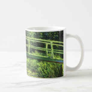 Weiße Seerosen von Claude Monet, Vintage Art Kaffeetasse