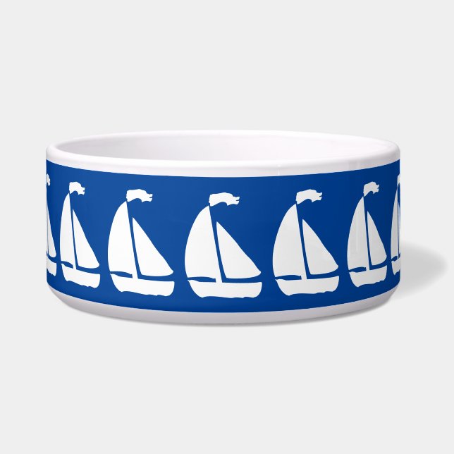 Weiße Segelboote Napf (Vorderseite)