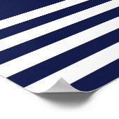 Weiße Segelboote Silhouette/Segel weg/Marine Poster (Ecke)