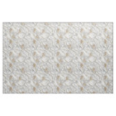 Weiße Seide und Perlen aus Elfenbein Stoff (Fat Quarter (45,7 x 55,9 cm))