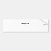 weiße Seiten Autoaufkleber (Vorne)