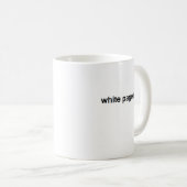 weiße Seiten Kaffeetasse (VorderseiteRechts)