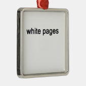 weiße Seiten Silbernes Ornament (Rechts)