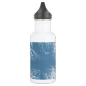 Weiße, silberfarbene Bäume Trinkflasche (Links)